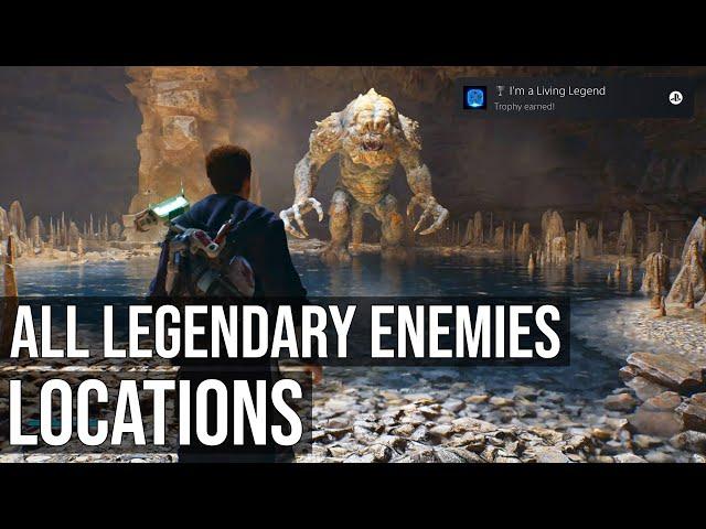 I'm A Living Legend Trophy (Defeat All Legendary Adversaries) - Star Wars Jedi Survivor