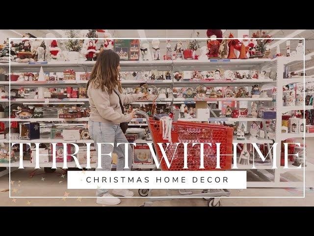 COME THRIFT WITH ME FOR CHRISTMAS HOME DECOR | Gift ideas, thrift haul & home decor on a budget!