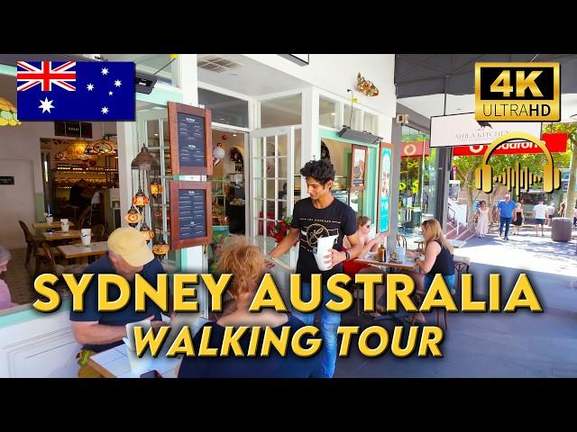 WALKING AROUND SYDNEY AUSTRALIA | Leichhardt to Balmain | 4K UHD Video Walk | Binaural Audio