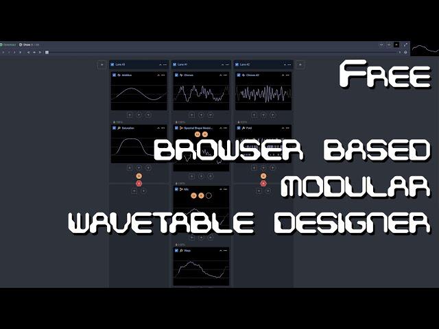 carvetoy.online is a free wavetable creation tool in your browser