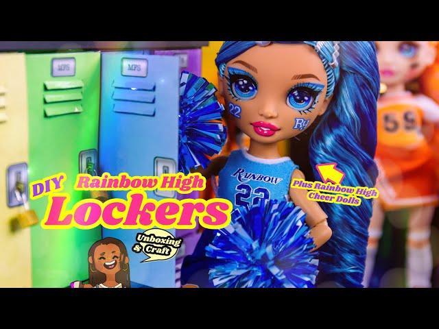 Rainbow High Cheer Dolls PLUS Easy DIY Lockers