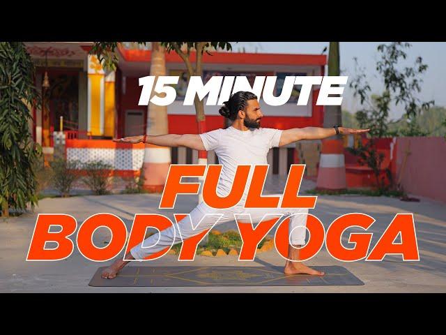 सुबह 15 मिनट ये योग करने से पूरा दिन ऊर्जावान रहोगे / 15 Minute Full Body Morning Yoga Flow