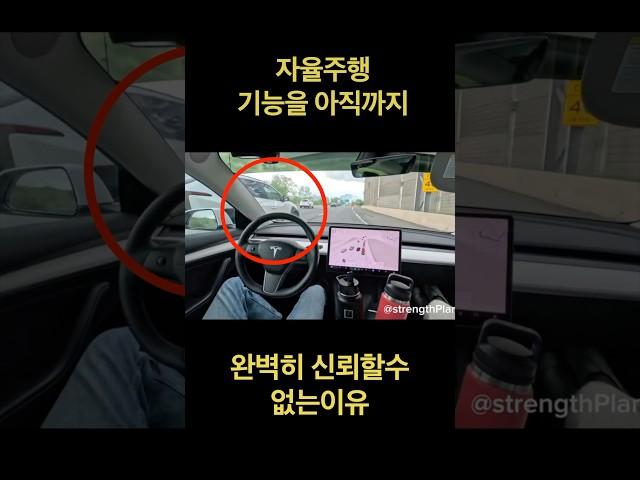 테슬라 자율주행이 아직 못하는것
