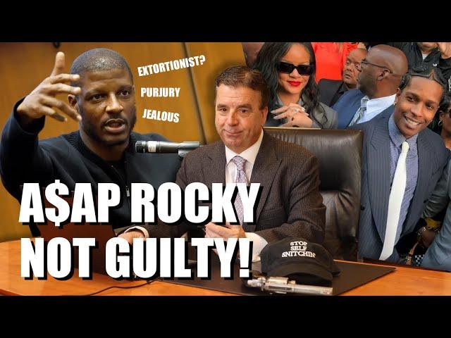 A$AP Rocky NOT GUILTY | CLR Reacts