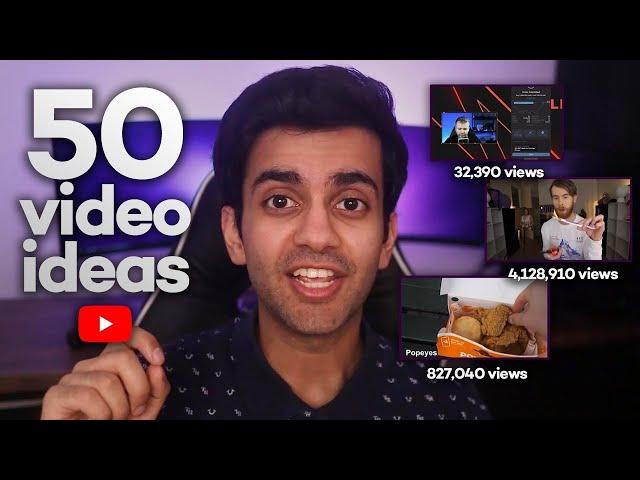  50+ VIRAL YouTube Video Ideas That Will Blow Your Channel Up (With Examples) 