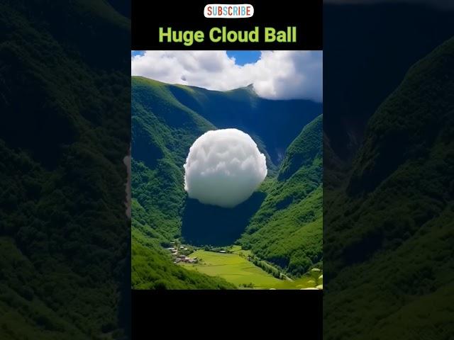 Huge Cloud Ball #youtubeshorts #shorts