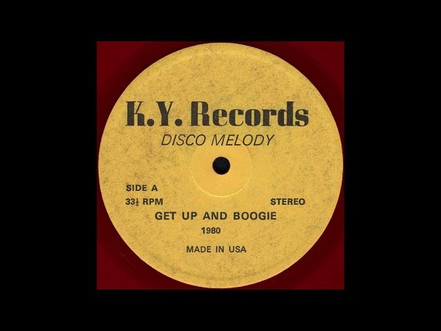 DISCO MELODY Get Up And Boogie * K.Y. Records PW1