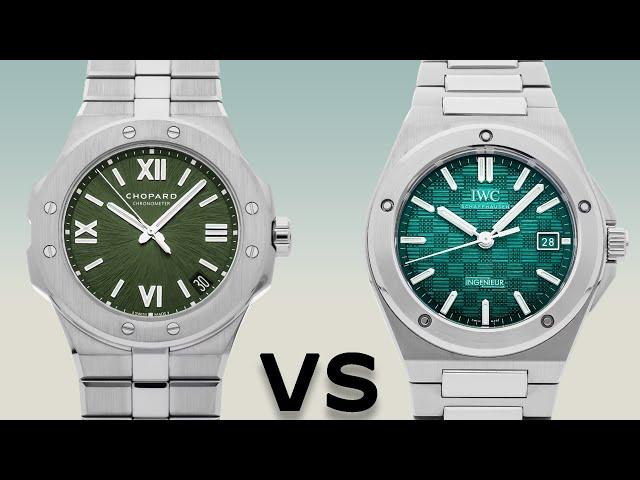 Chopard Alpine Eagle VS IWC Ingenieur Aqua Dial (IW3289-03) (298600-3014)