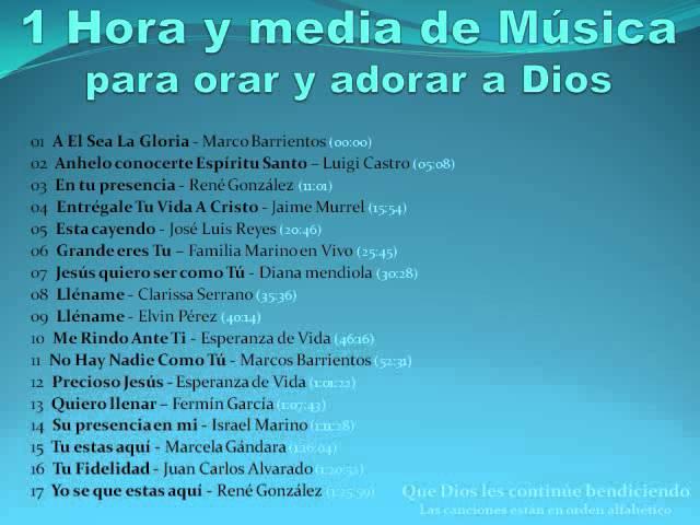 1 Hora y Media de Música Cristiana para Orar y Adorar a Dios