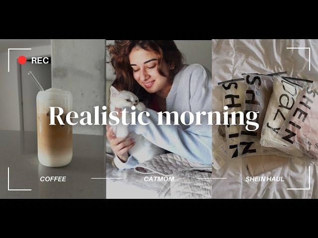 Realistic Morning routine: Morning Skincare, Iced coffee at home & SHEIN Semi modest Fashion Haul!