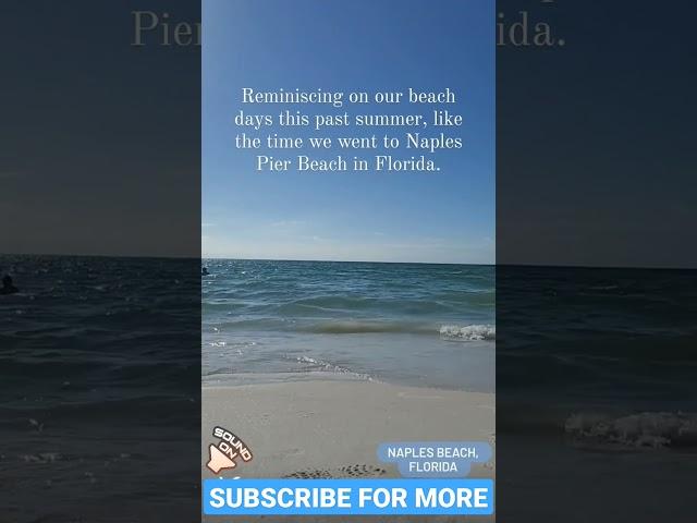 NAPLES BEACH before HURRICANE IAN