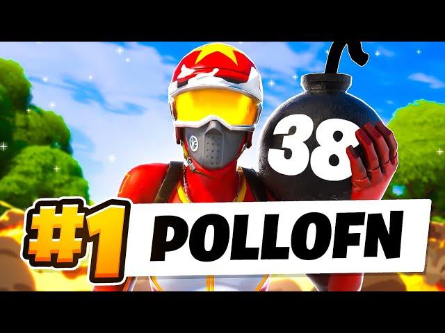 WORLD RECORD 38 KILL WIN SOLO CASH CUP FINALS  | Pollo