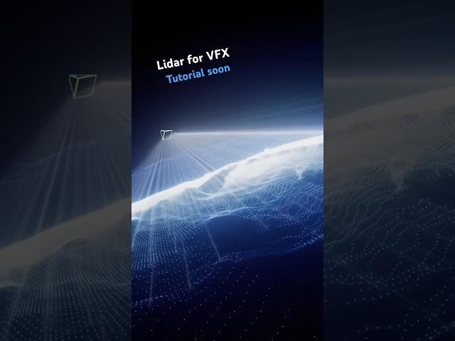 Lidar for VFX, will have some new tutorials soon!  #compositing #nuke #vfx #blender #lidar #lasers