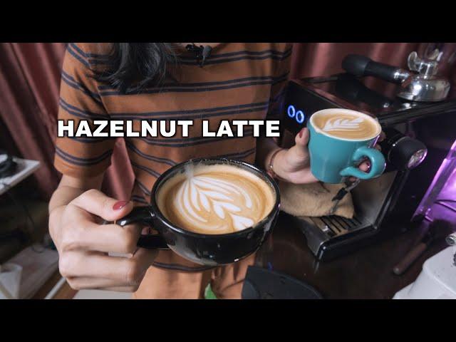 Membuat Hot & Iced HAZELNUT LATTE