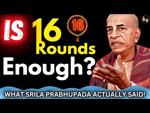 Is 16 Rounds Enough? What Srila Prabhupada Actually Said! | SP English Lecture | Ep-6