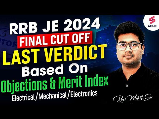 RRB JE 2024 Cut Off Analysis | RRB JE CBT 2 Cut Off Electrical Engineering Expected | Mohit Sir