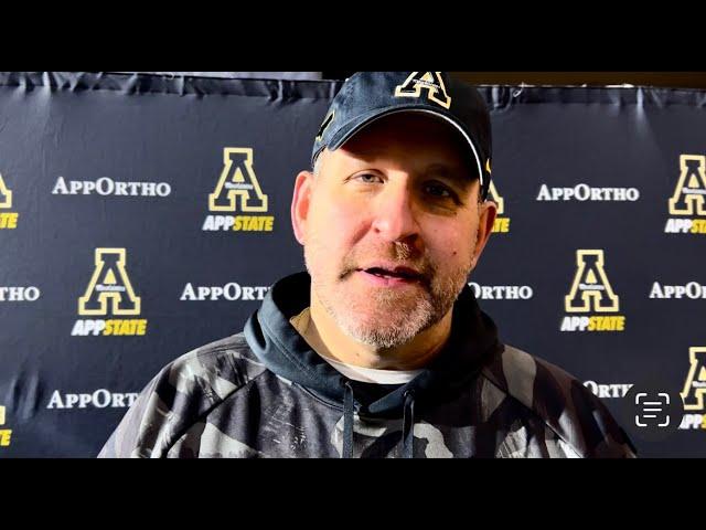 FB: App State-Georgia Southern Postgame Press Conference