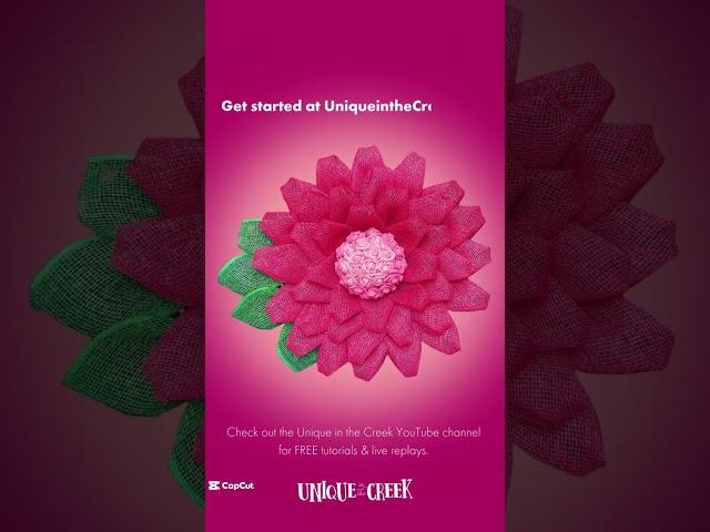 Every Gorgeous Flower Wreath starts with the Unique in the Creek Large or Small Wreath Board!