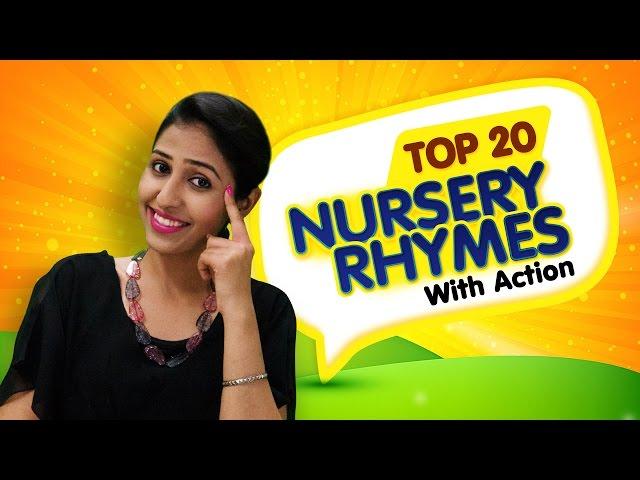 Nursery Rhymes For Kids | Top 20 Action Songs For Children | Nursery Rhymes With Actions