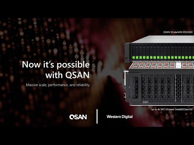 QSAN showcases storage solution with Western Digital for surveillance applications at Intersec 2020