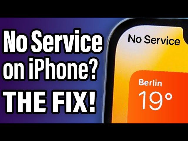 My iPhone Says No Service! Here's The REAL Fix!