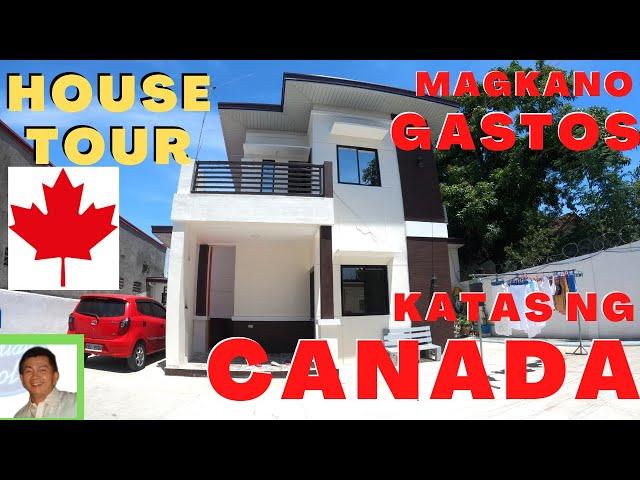 HOUSE TOUR KATAS NG CANADA | MAGKANO GASTOS SA 2 STOREY HOUSE WITH 3 BEDROOMS | OFW DREAM HOUSE