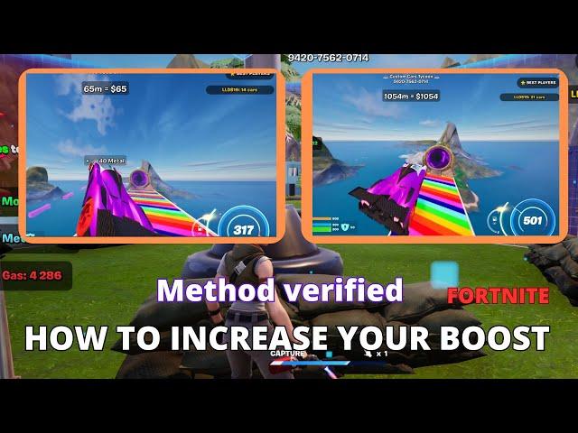 How to increase your boost in the middle circle to go to the secret island CAR CUSTOM tutorial