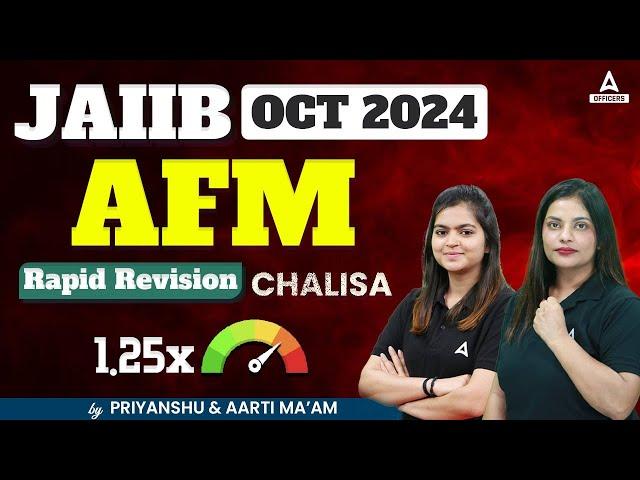 JAIIB AFM Rapid Revision | CHALISA | JAIIB OCT 2024