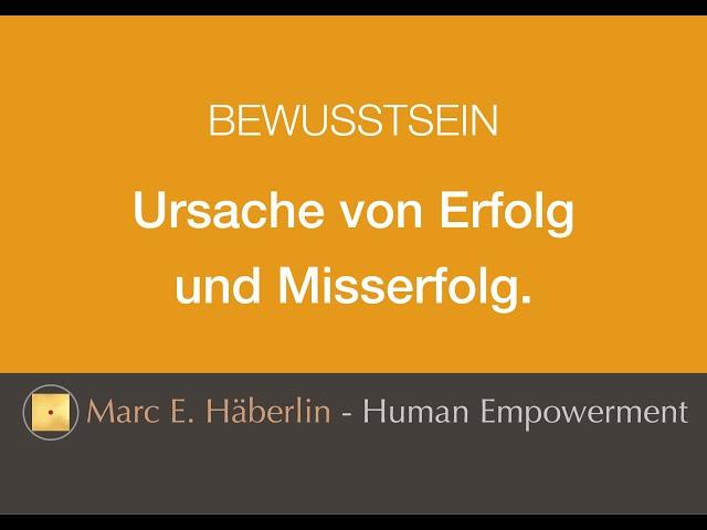 Ursache von Erfolg und Misserfolg