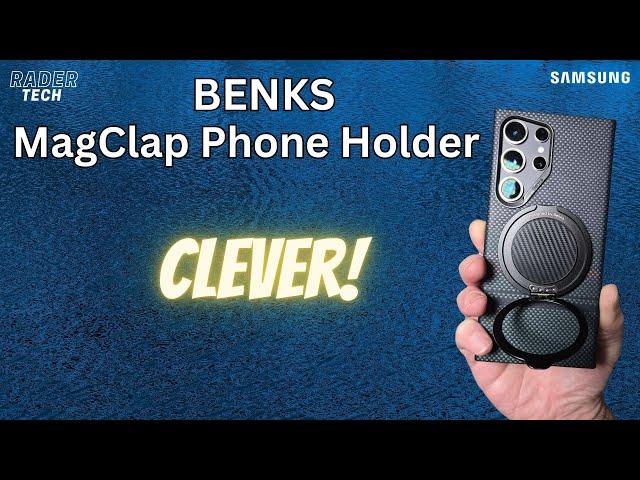 BENKS MagClap Phone Grip & Holder | A clever way to get the most out of your phone!