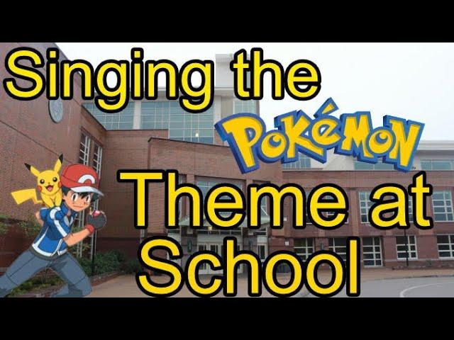 Pokemon theme at school