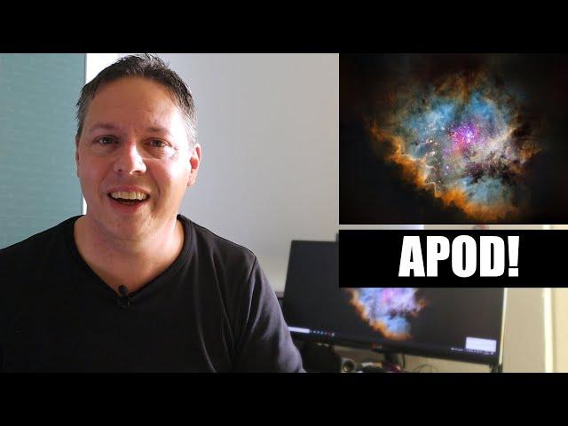 OMG...NASA/APOD for my PacMan Nebula!