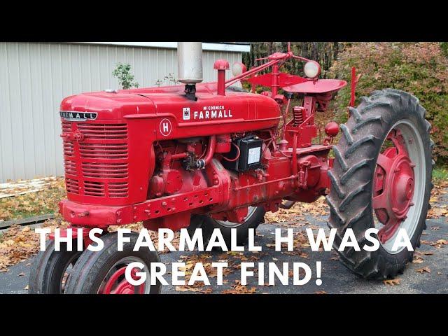 1948 International Harvester Farmall H that is a rare find! #farmall