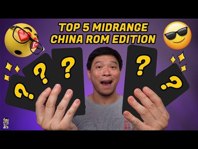 TOP 5 Midrange Smartphones 2024 (China ROM Edition)