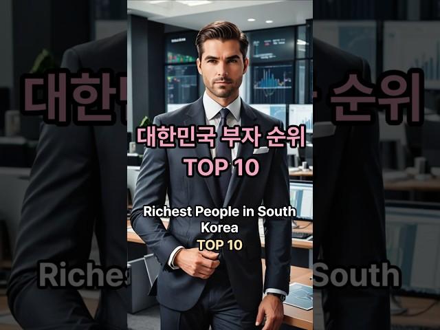 대한민국 성공한 부자들 자산순위 TOP.10  Korea's Successful Rich People's Asset Rankings