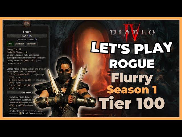 Let's try Flurry in Tier 100 Nightmare Dungeon - Diablo 4