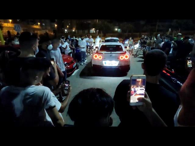 Nissan gtr the best sound street Cartagena Spain 2022