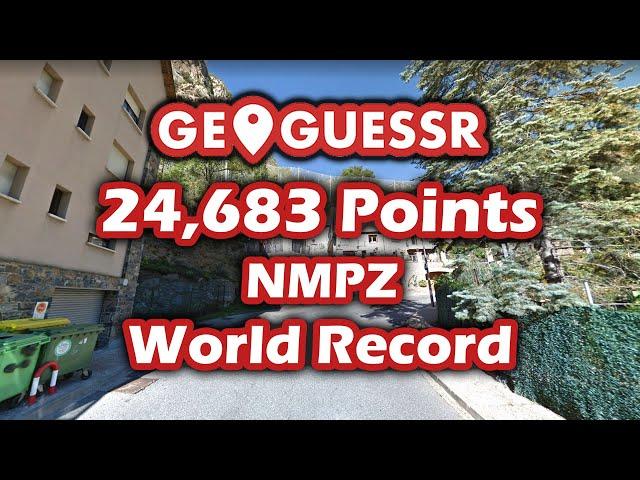 I GOT GEOGUESSR'S HARDEST WORLD RECORD!! (10s NMPZ)