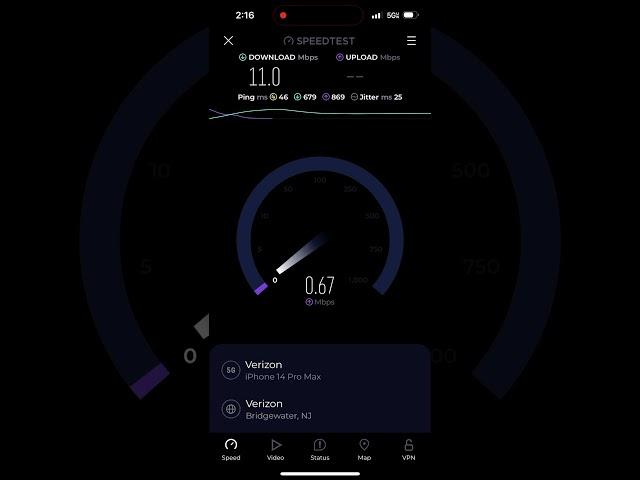 Verizon 5G LTE Speed Test  2243 Scranton Carbondale Hwy, Scranton, PA 18508