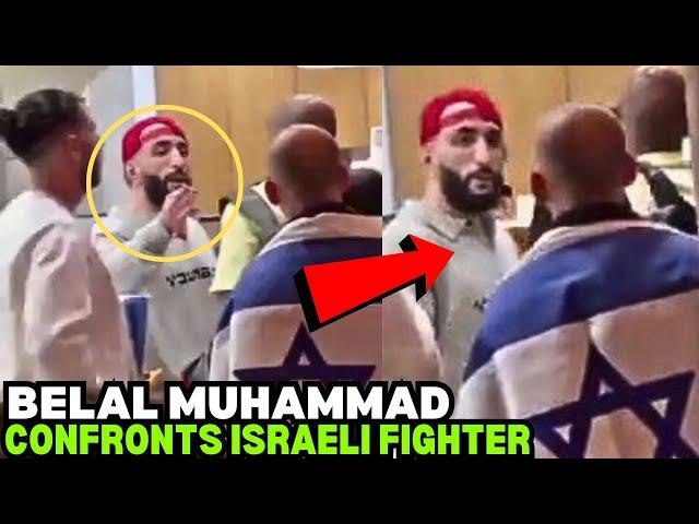 Belal Muhammad CONFRONTS A Guy From Israel *FULL VIDEO*