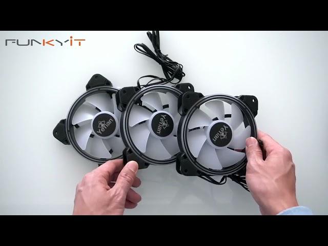What $35 can get you - 3 ARGB Fans, 2 RGB Strips and 10 Fan Hub - Yeyian Typhoon LII Master Kit