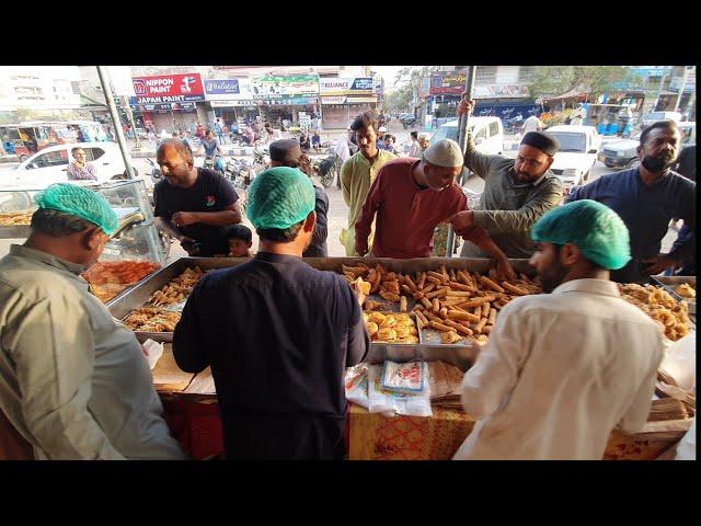 2nd Iftar Preparation at Road Side Street Food North Karachi | Ramadan Special