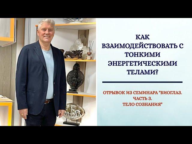 Как взаимодействовать с тонкими энергетическими телами? Отрывок из семинара "БиоГлаз. Тело Сознания"