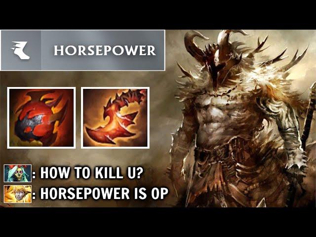 HORSEPOWER Centaur +300 STR No Boots Entire Game! Most Imba Hero Need 5 Man to Kill Him WTF Dota 2