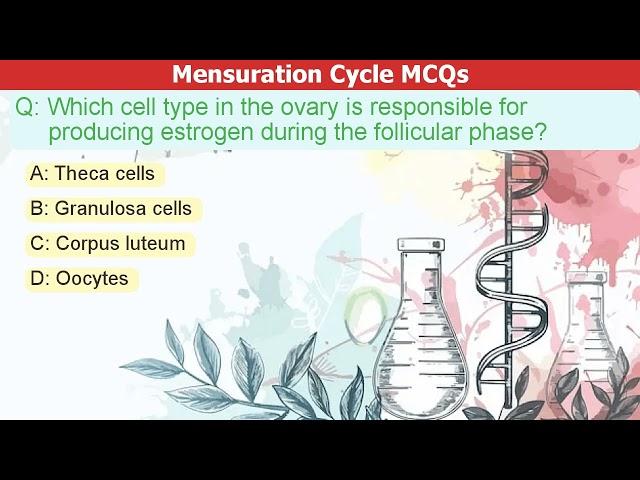 Menstruation Cycle MCQs: Test Your Skills! #menstruation  #MCQs #womenhealth