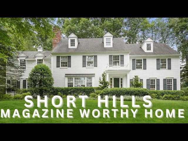 Short Hills, New Jersey Home | 6/7 Beds 5.1 Baths | New Jersey Living | New Jersey Real Estate