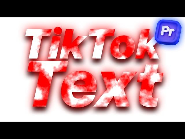 How To Make Viral TikTok Text Effect in Premiere Pro