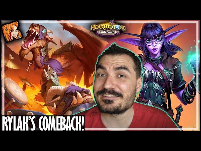 RYLAK IS MAKING A COMEBACK! - Hearthstone Battlegrounds