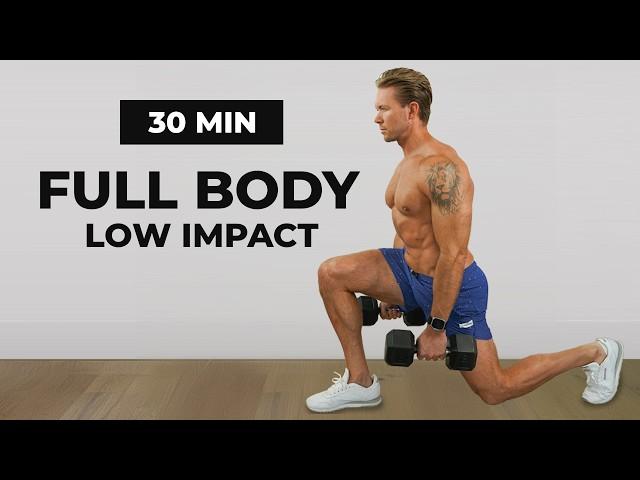 HIGH INTENSITY Low Impact Full Body Workout with Dumbbells