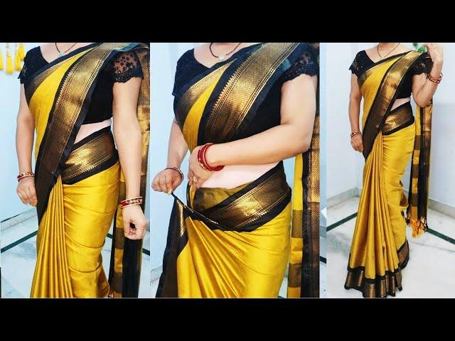 Saree kaise bandhe step by step | How to drape saree perfectly | easy saree draping